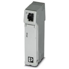 Phoenix Contact 2703016 Patch Panel Grey 4 H x 1 W x 2 in D Din Rail Mounting RJ45 Socket IP20 Rating