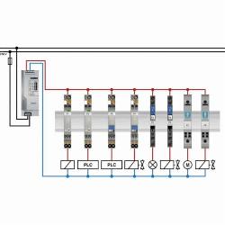 PHOENIX CONTACT Phoenix Contact 2866763 Primary-Switched DIN Rail QUINT Fused Power Supply 100 to 250V AC/DC 2.45 to 1.05A output 24V DC 10A