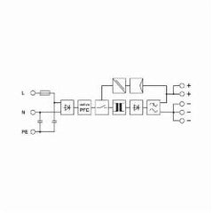 Phoenix Contact 2866323 1-Phase Primary Switched Rail Power Supply Unit 85 to 264V AC10A