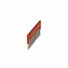 Phoenix Contact 3030213 Terminal Block Plug-in Bridge Red 10-Position 5.2 mm Pitch