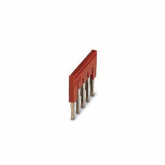 Phoenix Contact 3030349 Terminal Block Plug-in Bridge Red 5-Position 6.2 mm Pitch