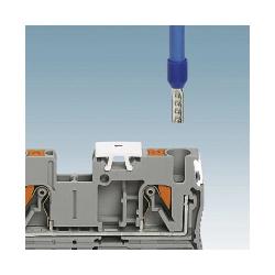 PHOENIX CONTACT Phoenix Contact 3209510 Feed-Through Terminal Block Push-In Connection 800V 24A 26-12 AWG 5.2mm W