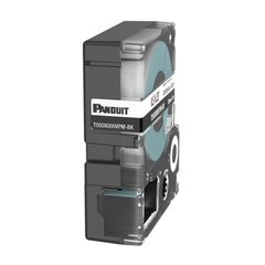 PXE T050X000VPM-BK MP Printer Cont. Tape Safety & ID Vinyl Blk/White 0.5 W