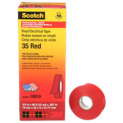 SCOTCH 35-RED-3/4X66FT ELECTRICAL TAPES