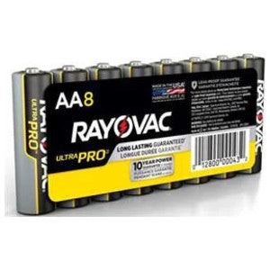 RAYOVAC ALAA-8 BATTERIES