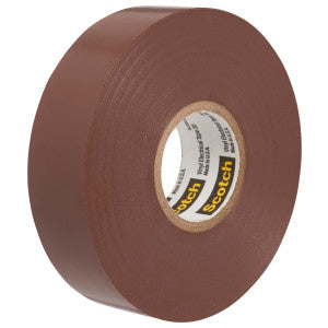 SCOTCH 35-BROWN-1/2X20FT ELECTRICAL TAPES
