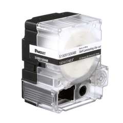 PXE S100X150VAM MP Printer Self-Lam Label Vinyl White 1.5 in x 1 in 0.5 in POH