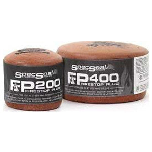 SPECIFIED TECHNOLOGIES Specified Technologies FP200 SpecSeal FP Intumescent Firestop Plug for 2 Opening Sleeves