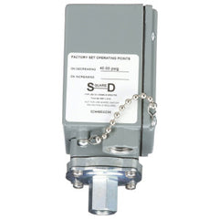 Telemecanique Sensors 9012GAW4 Pressure Switch Adjustable Scale SPDT 480 Vac 10A 2 Thresholds 1.5 to 75 psig