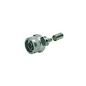 TIMES MICROWAVE EZ-240-NMH-X Type-n Male Straight Plug 50 Ohm Crimp Sleeve Non Solder Cent LMR-240 No BRD Trim