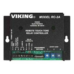 VIKING Viking RC-2A Remote Touch Tone Controller with 1 Normally Open or Normally Closed Relay Contact