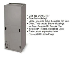 INTERNATIONAL COMFORT PRODUCTS International Comfort Products FJMA4X48L0CB Air Handler Multi-Position 4 Ton 48K BTU 208/230/1 ECM Motor TXV R410A