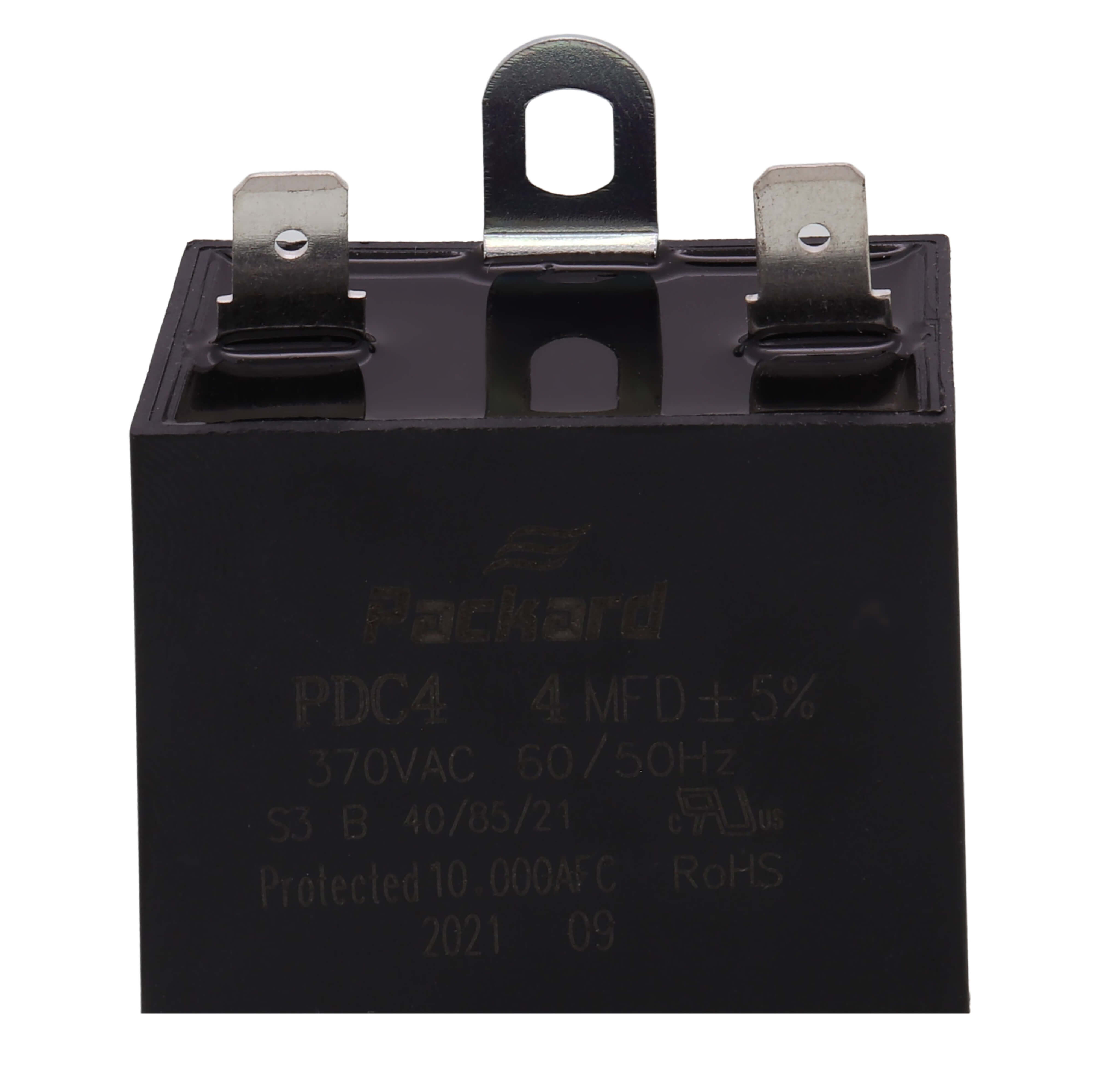 PACKARD Packard PDC4 370 V Dry AC Motor Run Capacitor 4 MFD