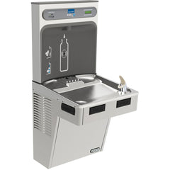 ELKAY Elkay LMABF8WSSK Elkay ezH2O Bottle Filling Station with Mechanically Activated Single ADA Cooler Filtered Refrigerated Stainless