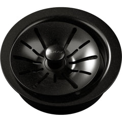 ELKAY Elkay LKPDQD1CA Quartz Plastic Disposer Flange with Basket Strainer and Stopper in Caviar