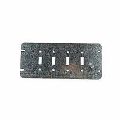 ABB ABB 4GCS 4-GCS T&B 4 GANG COVER TOGGLE SWITCHES