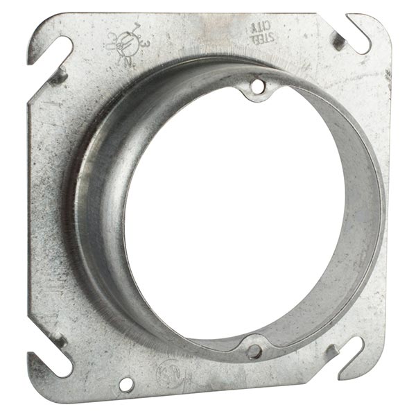 ABB ABB 52C311/4 Steel City 52-C-3-1-1/4 Outlet Box Cover, 4 in L x 4 in W, Blank Cover