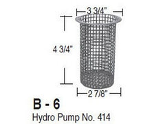 ALADDIN EQUIPMENT B-6 AIR CLEANER REPLACEMENT PARTS