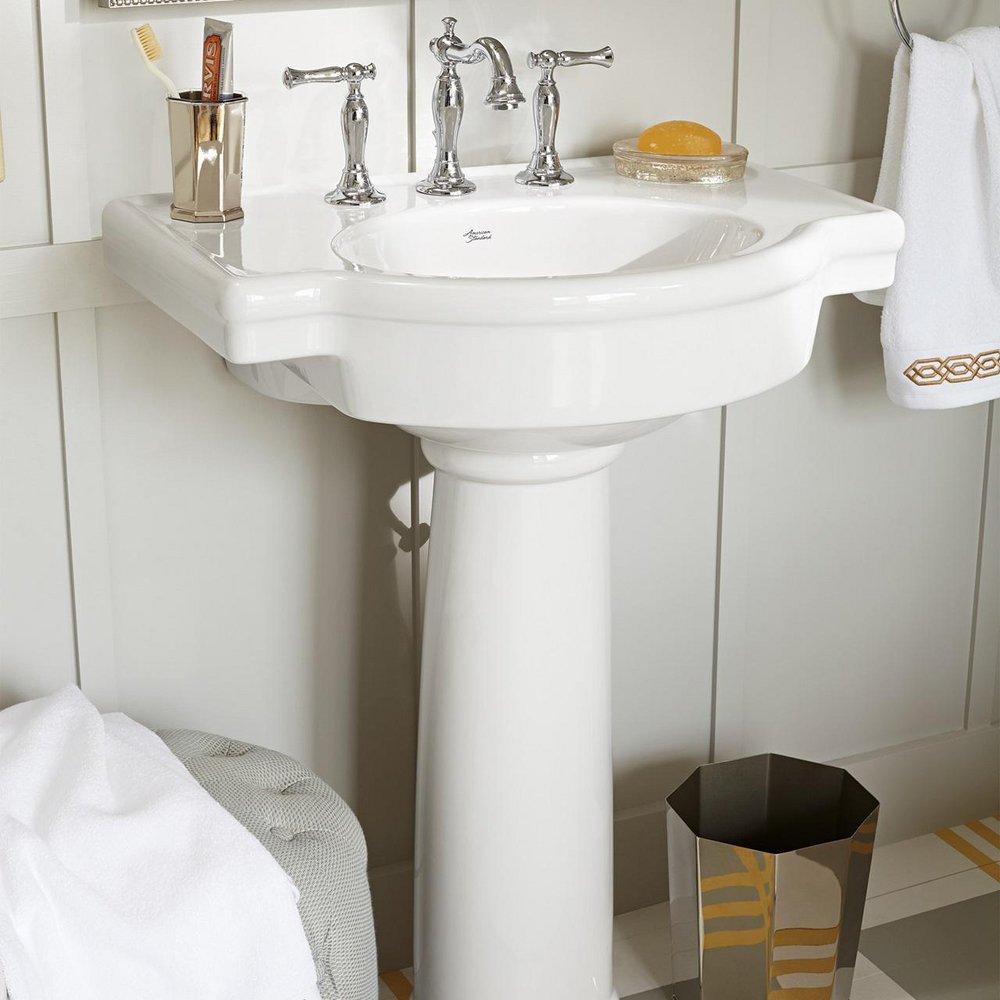 AMERICAN STANDARD American Standard 0066000020 Retrospect Pedestal Sink Base in White