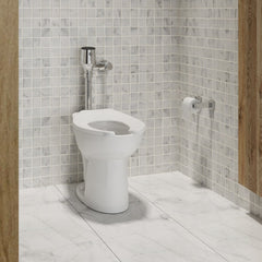 AMERICAN STANDARD American Standard 6247121.002 Ultima Selectronic Exposed Toilet Flush Valve, Diaphragm Type, Battery, 1.28 gpf/4.8 Lpf