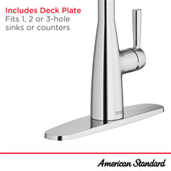 AMERICAN STANDARD American Standard 7077300.075 Colony Pro Single-Handle Pull-Down Dual Spray Kitchen Faucet 1.5 gpm/5.7 L/min