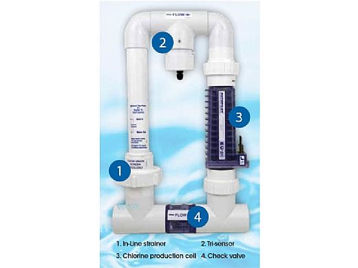 AQUACAL AUTOPILOT AutoPilot PPM1 Autopilot Manifold With PPC1 Cell And Base For Residential Pools Up To 40,000 Gallons
