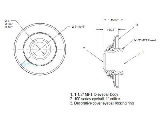 AQUASTAR POOL PRODUCTS DC108C AIR CLEANER REPLACEMENT PARTS