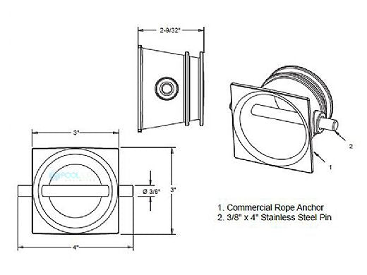 AQUASTAR POOL PRODUCTS CM605 COMMERCIAL VENTILATION