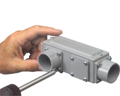 Arlington 934NM Non-Metallic Conduit Body Power 1-1/2