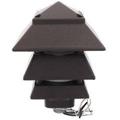 Arlington GPP60LBR Pagoda Style Landscape Light, Fluorescent/Halogen/Incandescent Lamp