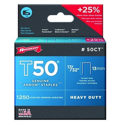 ARROW FASTENER 50CT FASTENERS