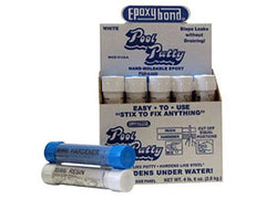 Atlas Minerals 530318 2-Part Pool Putty White 14 oz