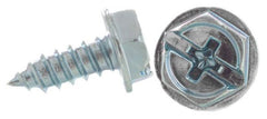 CULLY CULLY 39562 #10 Sheet Metal Screws Kit, Hex Washer Head, Phillips/Slotted, Zinc Plated