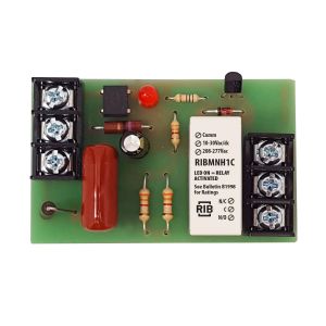 FUNCTIONAL DEVICES Functional Devices RIBMNH1C Track Mount Pilot Relay, 15 Amps (10-30 VAC/DC or 208-277 VAC)