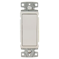 HUBBELL WIRING Hubbell RSD315W 15 Amp 120/277 VAC 3-Way White Rocker Switch