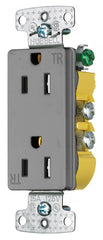 HUBBELL WIRING RRD15SGYTR ELECTRICAL CORDS, PLUGS, AND RECEPTACLES