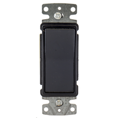 Hubbell Wiring Device-Kellems RSD315BK RESI ROCKER SW, 3W, 15A 120/277V, BK
