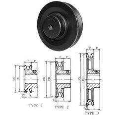 IDC SELECT BK025-5/8 SHEAVES