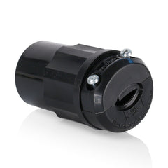 Leviton 2313-B 20 Amp, 125 Volt, NEMA L5-20R, 2P, 3W, Locking Connector - Black
