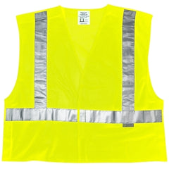 MCR SAFETY MCR Safety CL2MLL Luminator CL2ML Break-Away Safety Vest L Hi-Viz Fluorescent Lime