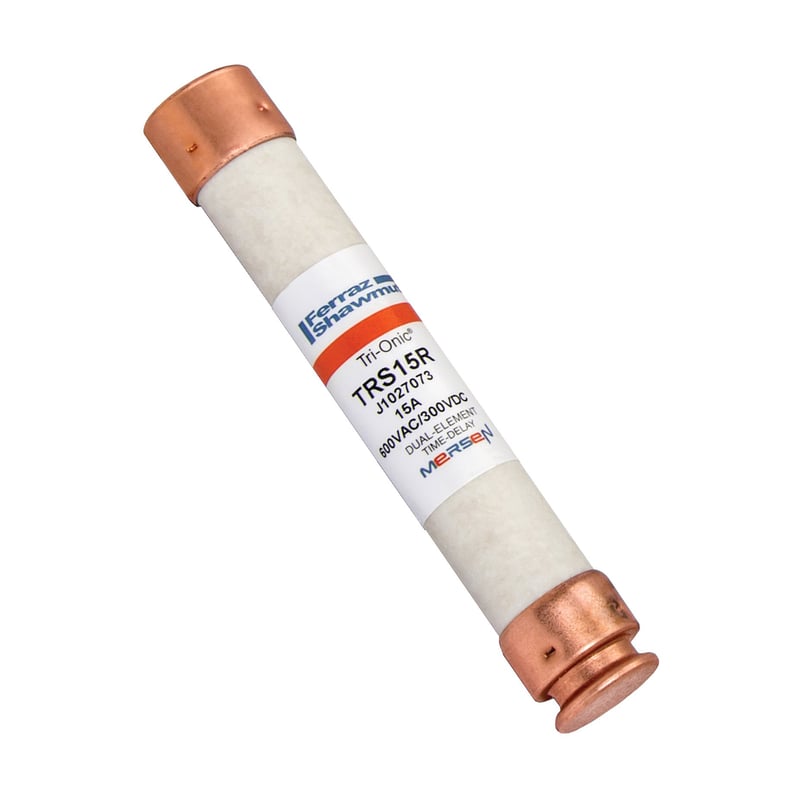 MERSEN Mersen TRS15R TR-R Time-Delay Fuse Class RK5 15 Amps 600 V