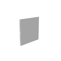 MILBANK Milbank 1212GEU-NK Wireway Universal End Type 1 12x12 Screw Cover ANSI 61 Gray Steel No Knockouts