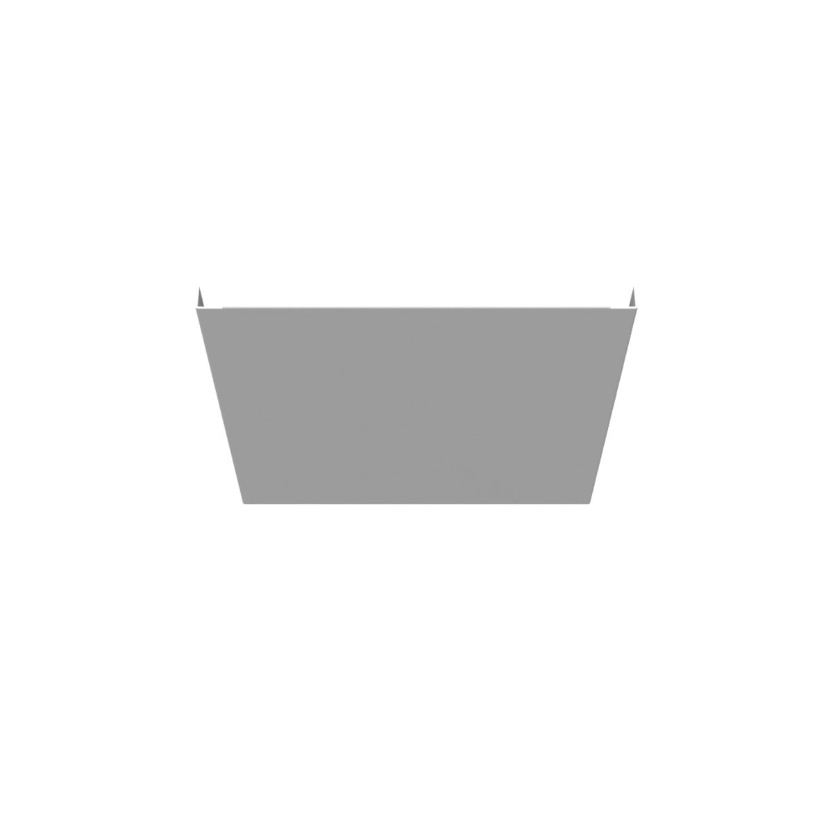 MILBANK Milbank 1010GE-NK Wireway End Type 1 10x10 Screw Cover ANSI 61 Gray Steel No Knockouts