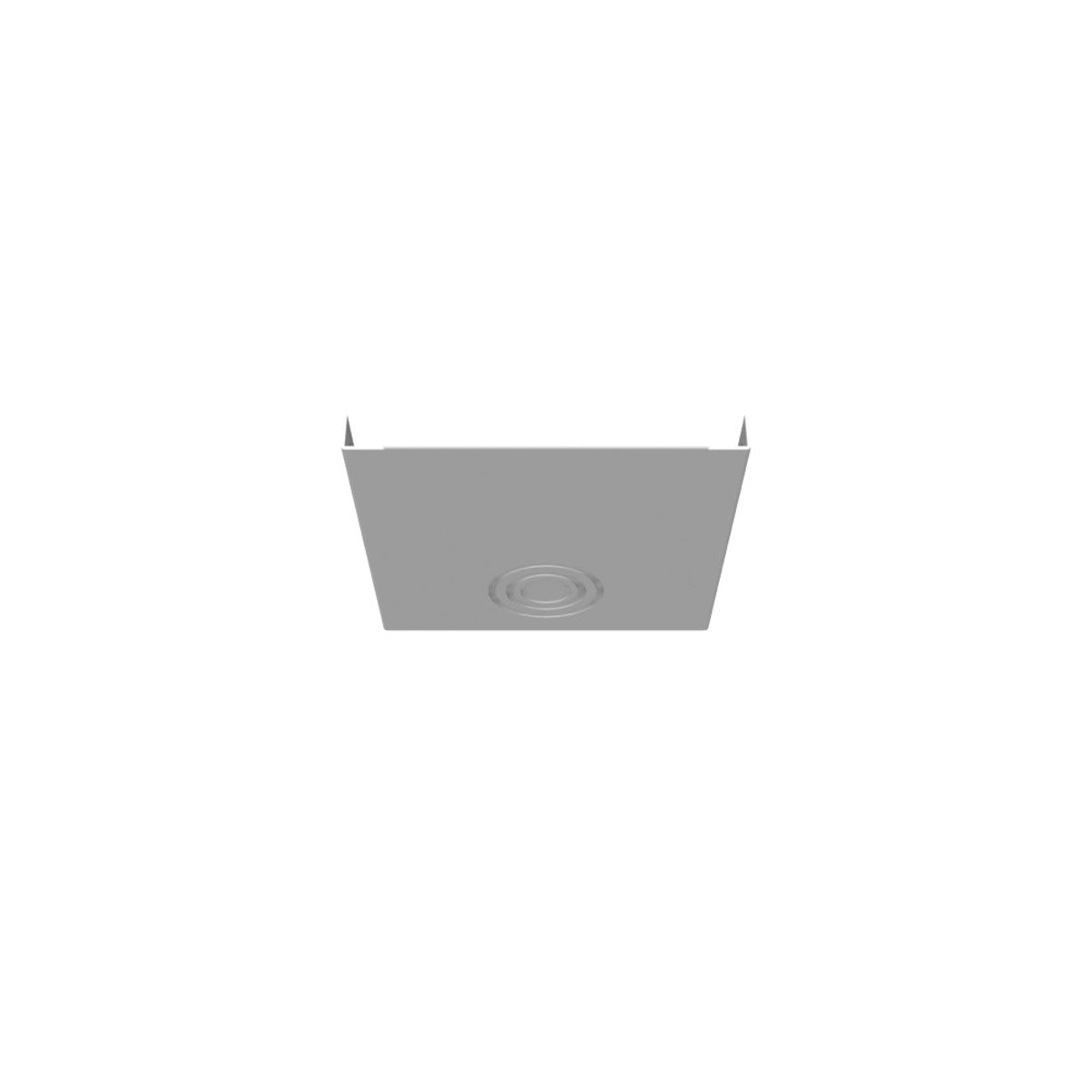 MILBANK Milbank 66GEU Wireway Universal End 6-Inch x 6-Inch Steel ANSI 61 Gray