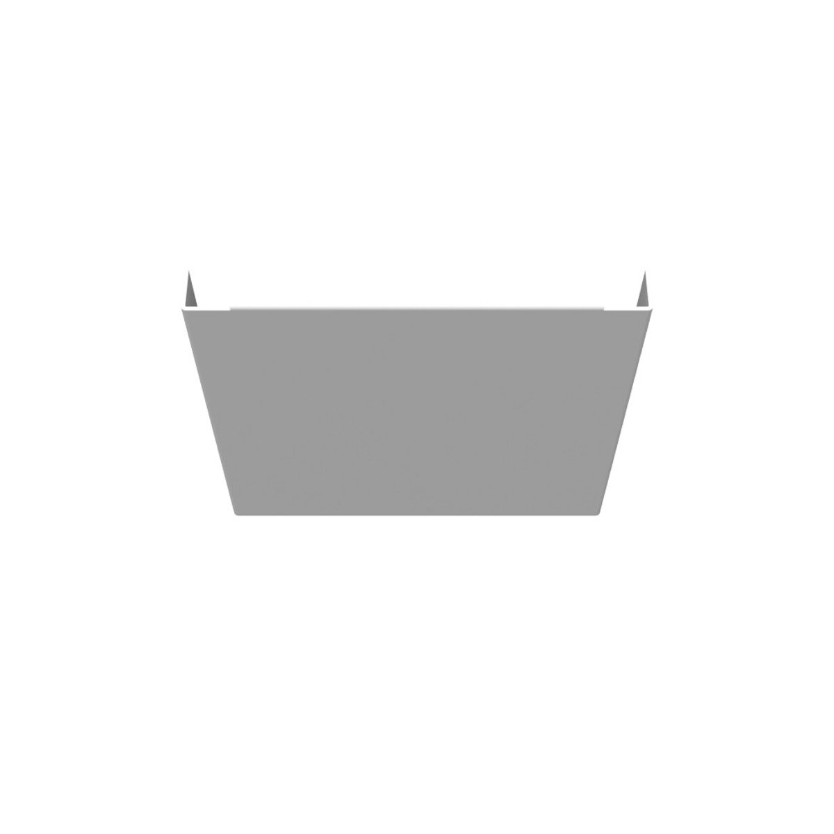 MILBANK Milbank 66GE-NK Wireway End Type 1 6x6 Screw Cover ANSI 61 Gray Steel No Knockouts
