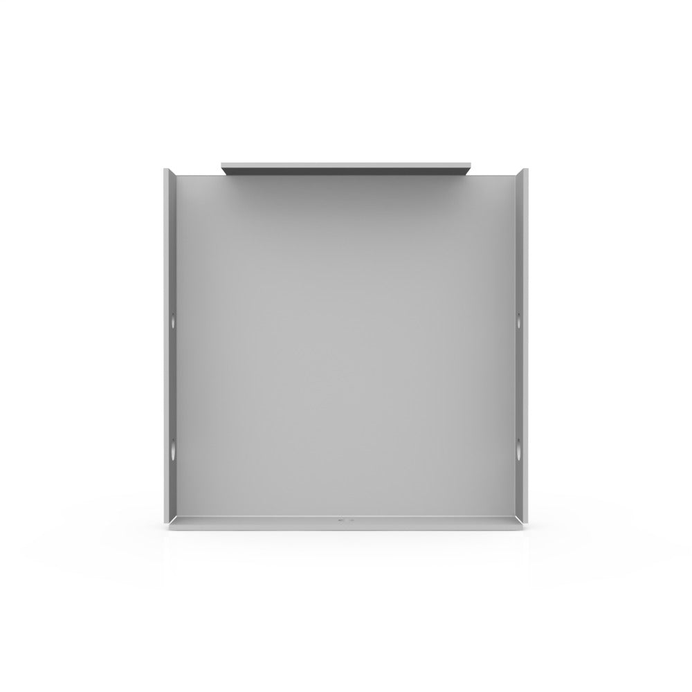 MILBANK Milbank 44GE-NK Wireway End Type 1 4x4 Screw Cover ANSI 61 Gray Steel No Knockouts