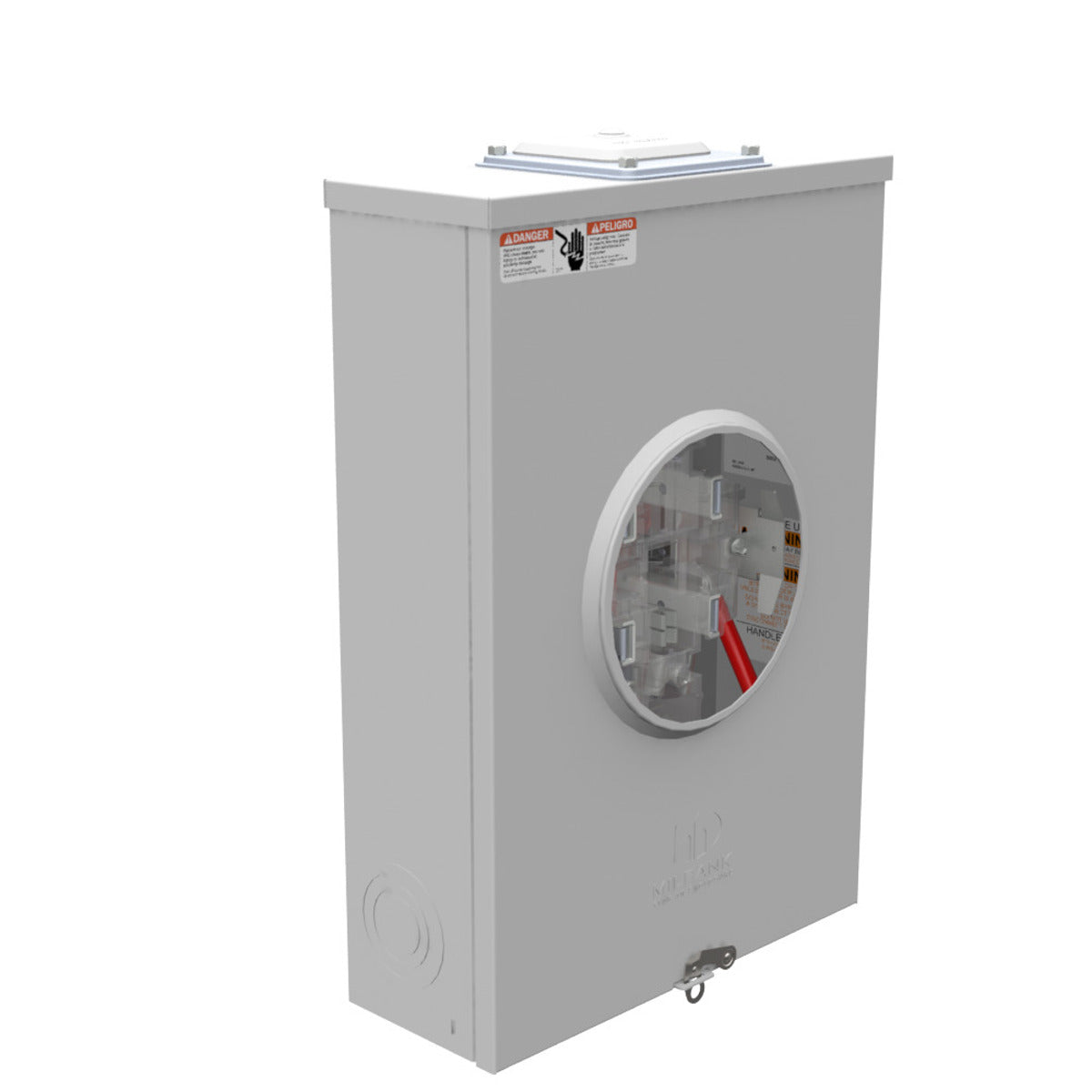 MILBANK Milbank U9801-RXL-QG 4 Term Ringless Large Hub Opening Adapt to Small Closing Plate Quadplex Ground Lever Bypass