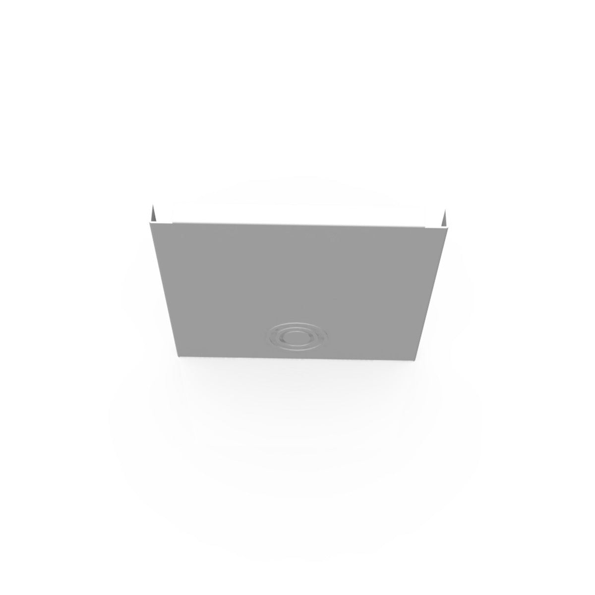 MILBANK Milbank 88GEU Wireway Universal End 8 Inch x 8 Inch Steel ANSI 61 Gray Powder Coated