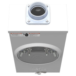 MILBANK Milbank U7021-DL-TG-KK-BLG 1-Phase Ringless Meter Socket With Horn Bypass 4 Jaw 1-Position 200-Amp