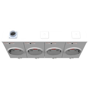 MILBANK Milbank U7364-DL 4 Terminal Ringless 2 In Hub 4 Position